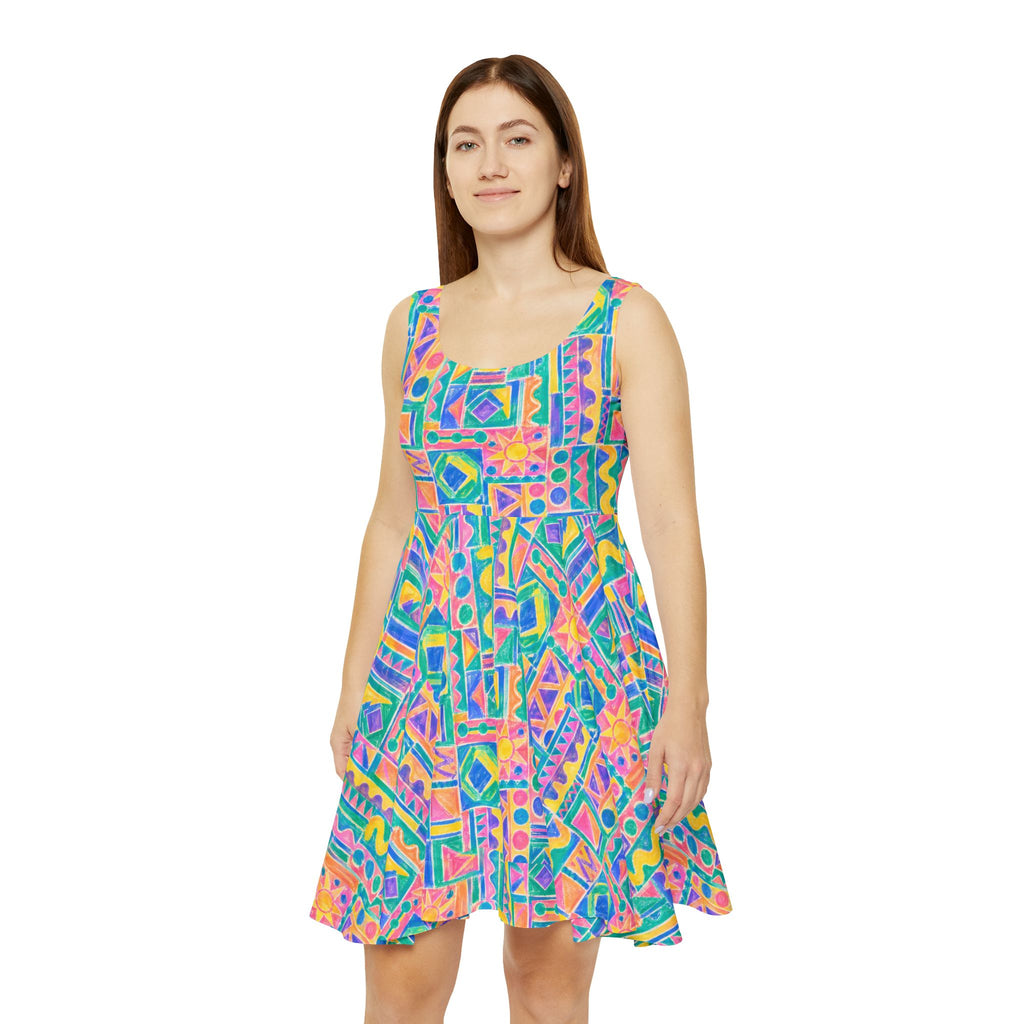 Sidewalk Chalk Dress — 90s
