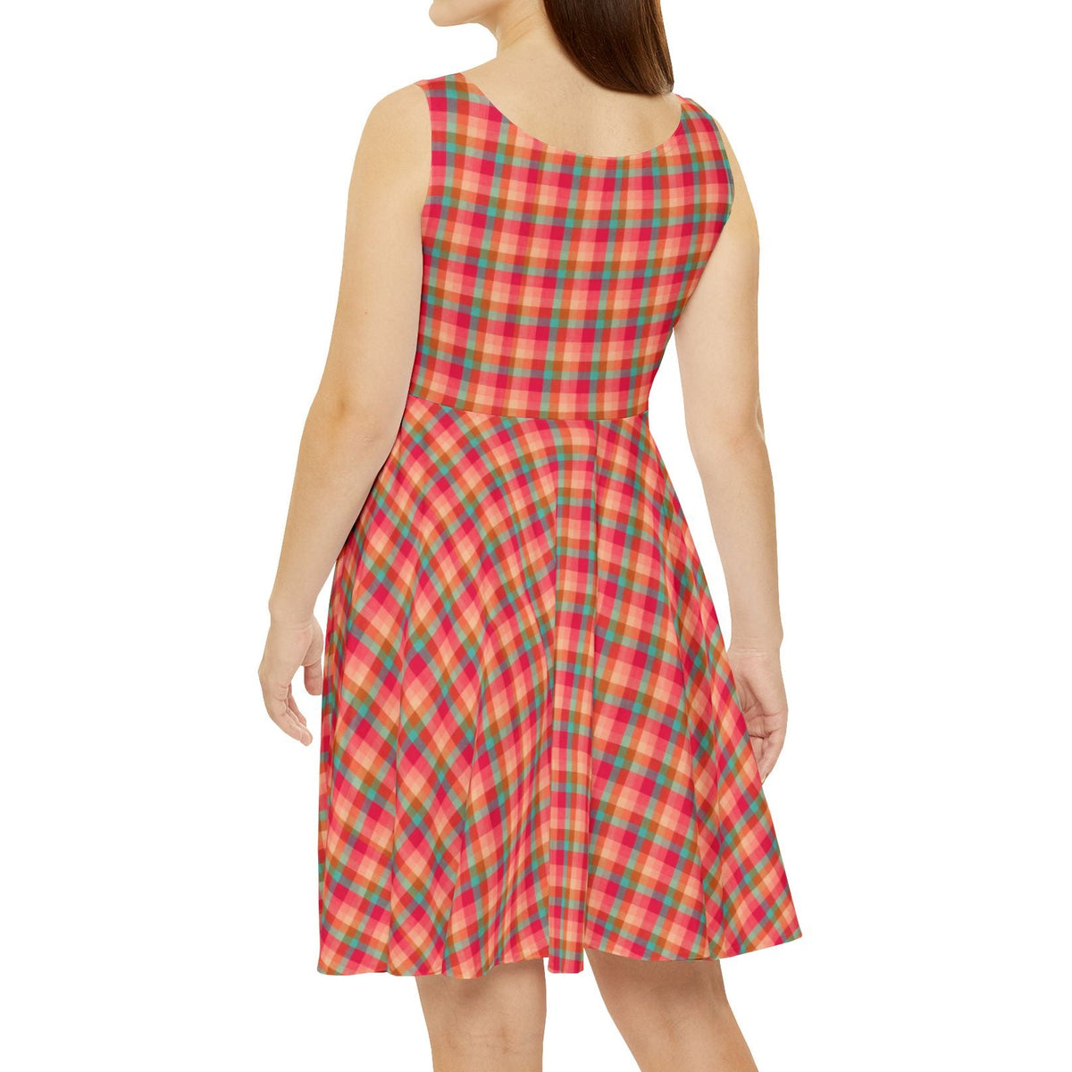 Bright Fall Plaid Dress— Fall SZN