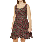 Christmas Wallpaper Dress — Holly Jolly