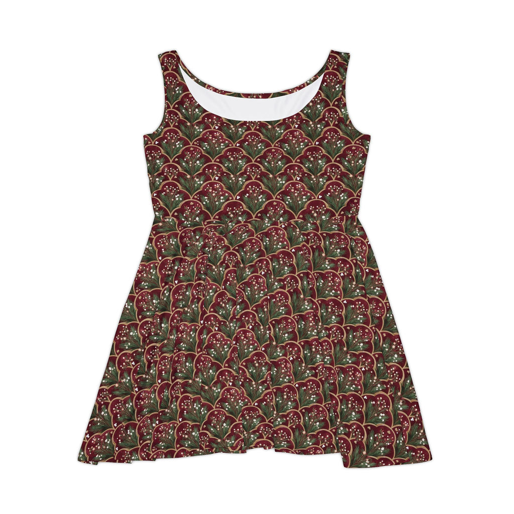 Christmas Wallpaper Dress — Holly Jolly