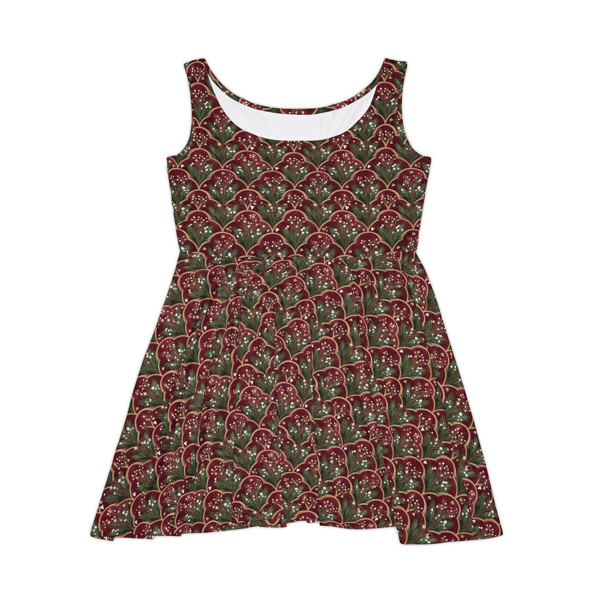 Christmas Wallpaper Dress — Holly Jolly