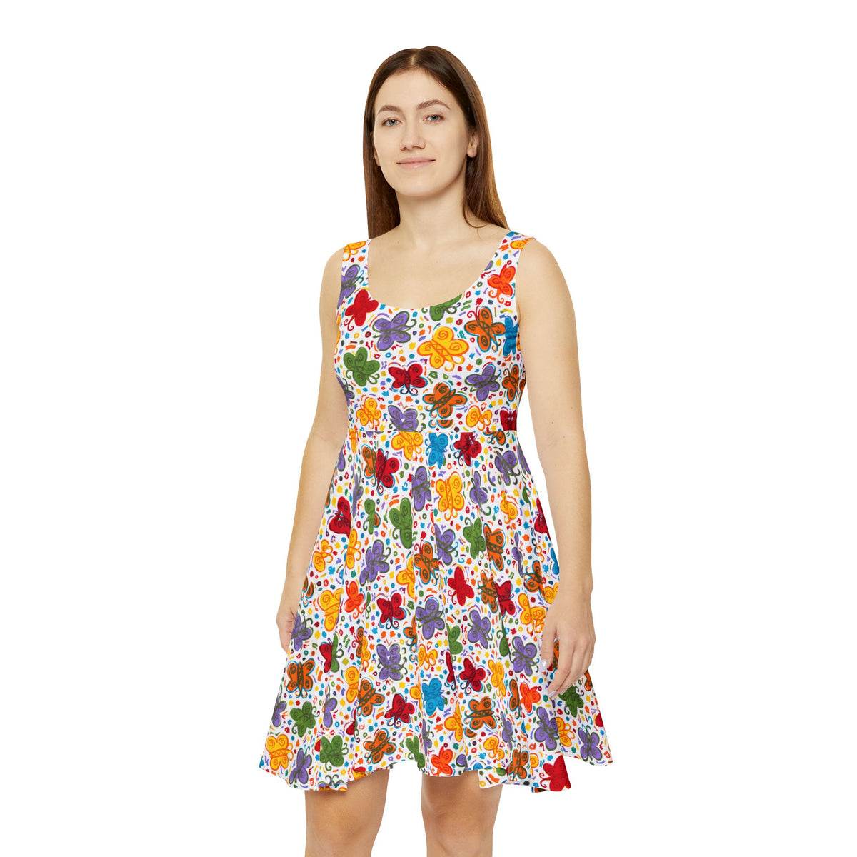 Crayon Butterflies Dress — 90s