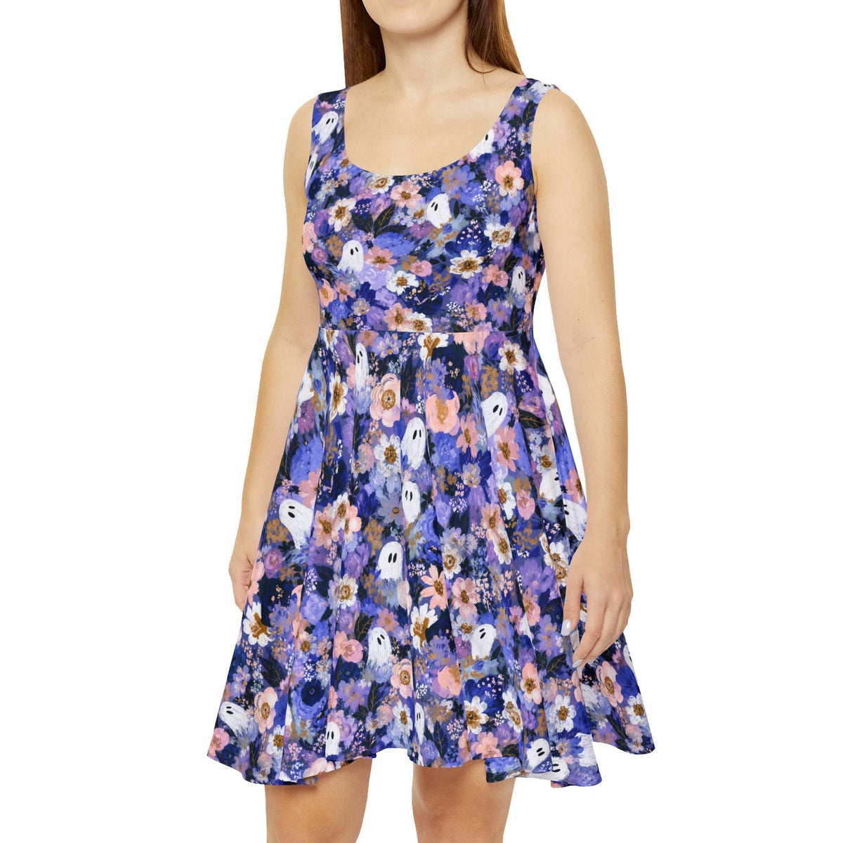 Ghost Floral Dress — Spooky
