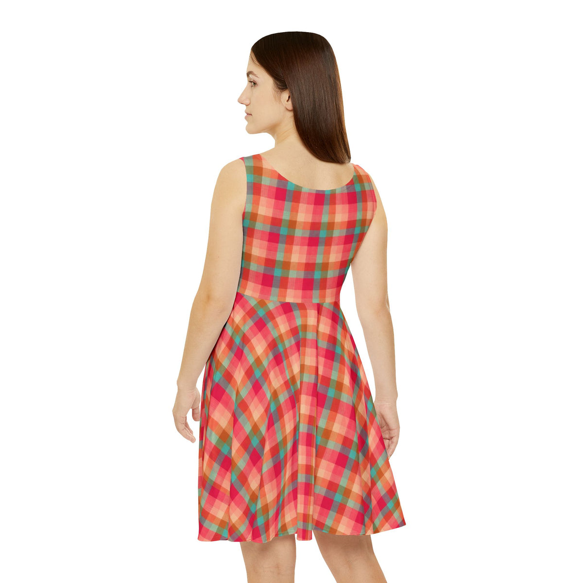 Bright Fall Plaid Dress— Fall SZN