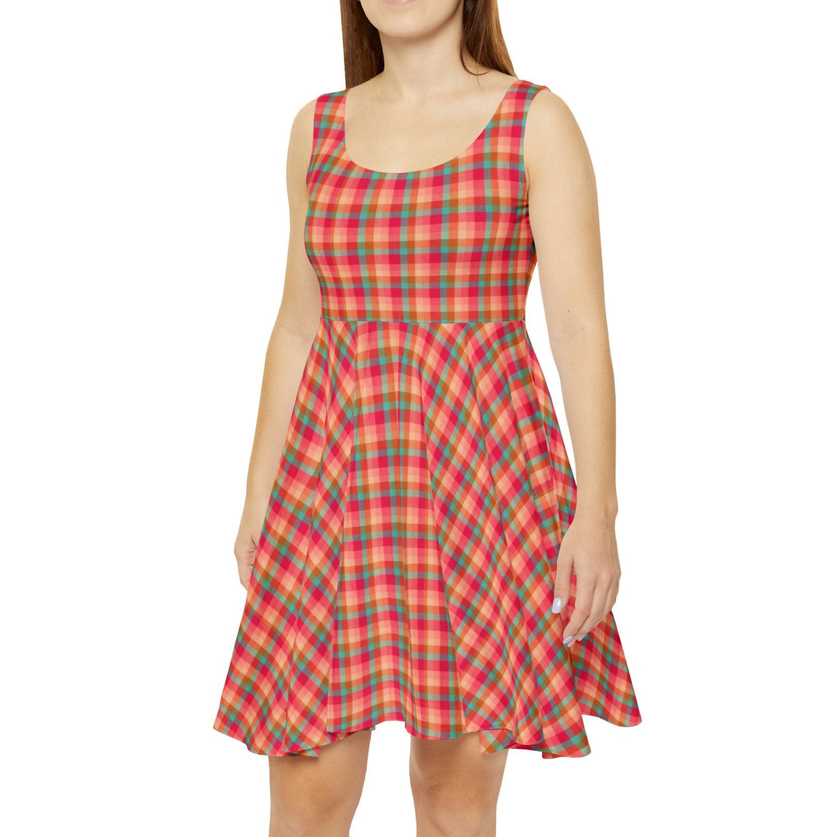 Bright Fall Plaid Dress— Fall SZN