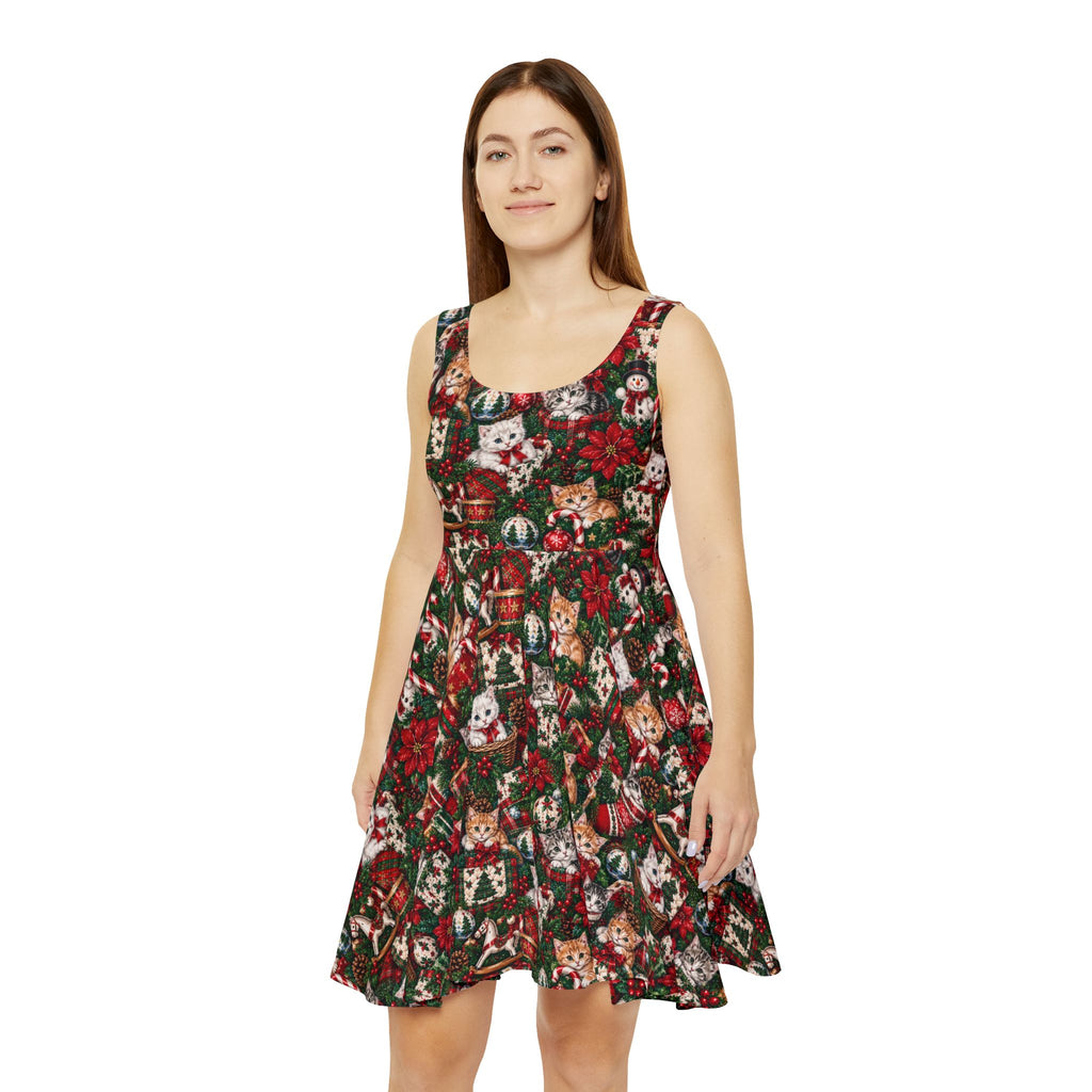 Christmas Kitten Dress — Holly Jolly