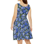 Blue Hydrangea Dress — Summer Garden