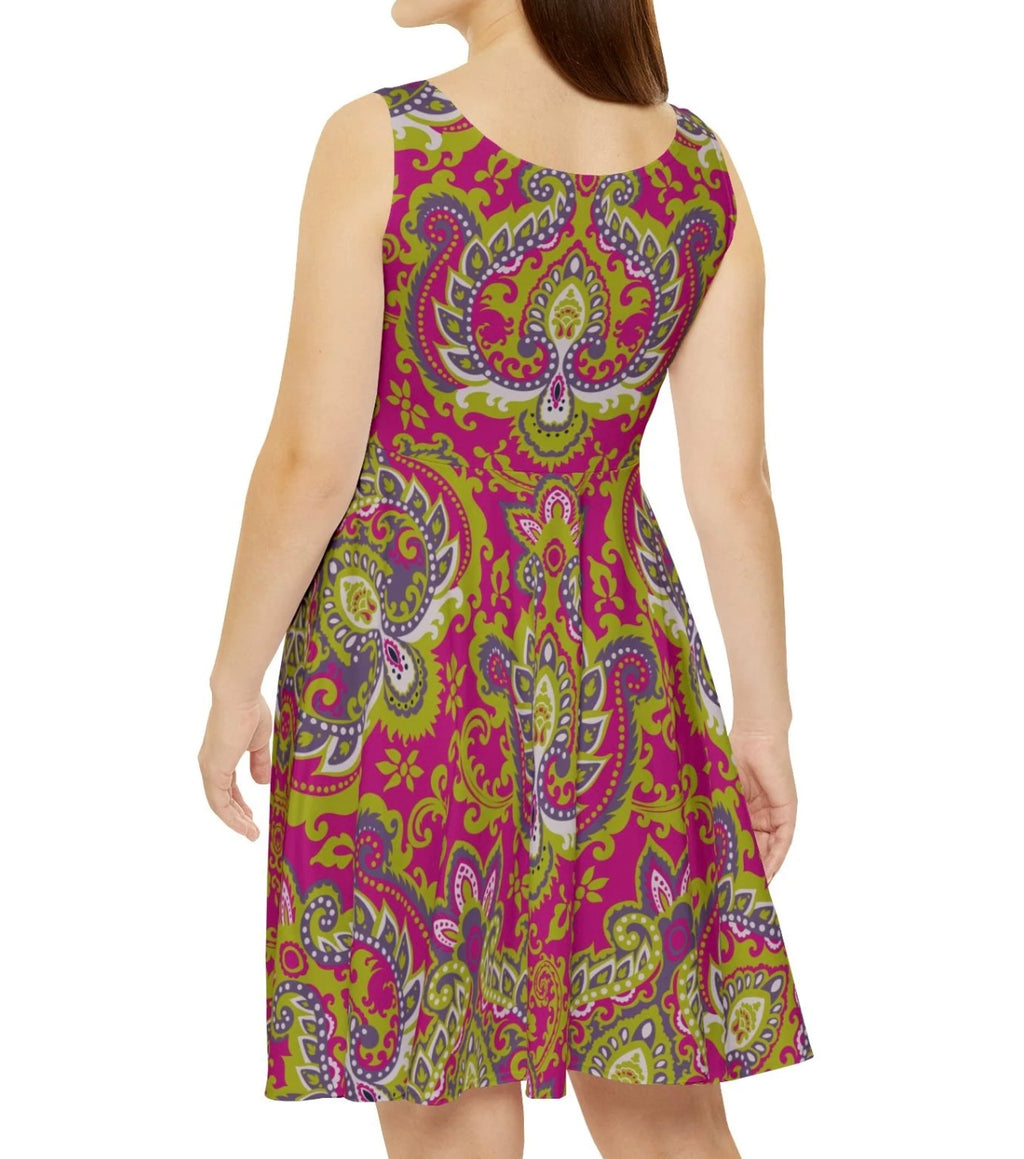 Granny’s Couch Skater Dress — Abstract Pattern