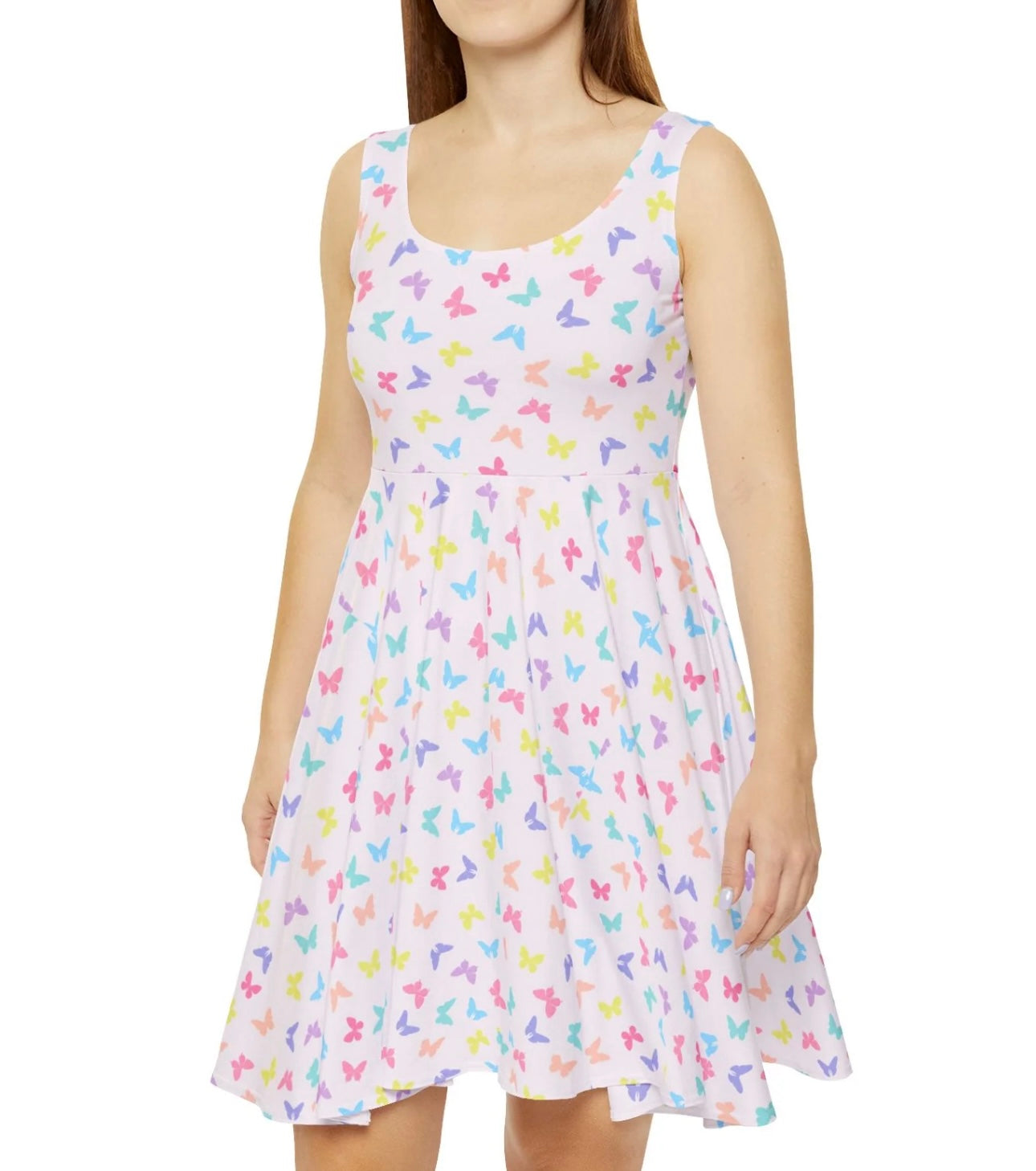 Copy of Dolly Skater Dress — Abstract Pattern