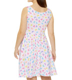 Copy of Dolly Skater Dress — Abstract Pattern