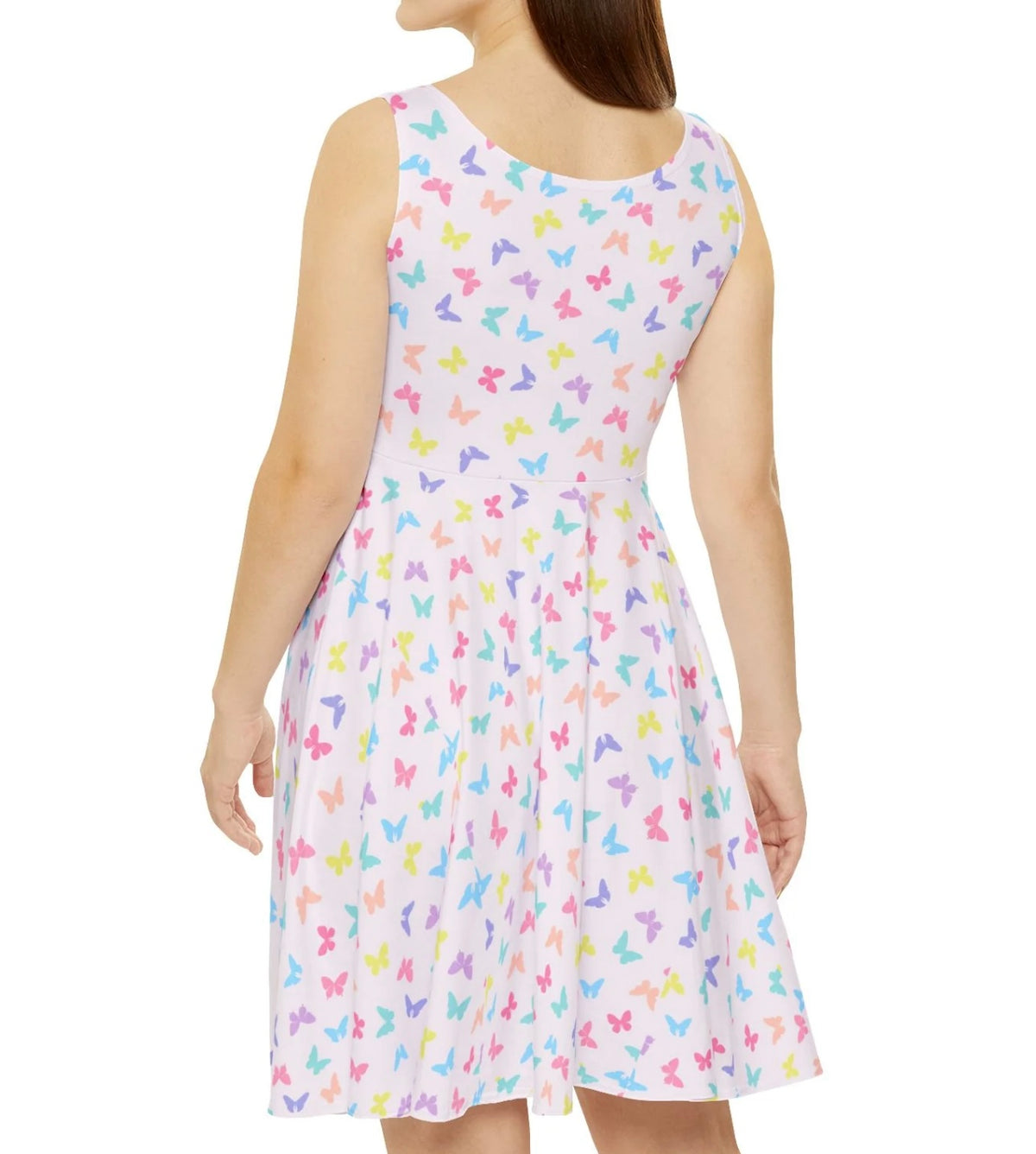 Copy of Dolly Skater Dress — Abstract Pattern