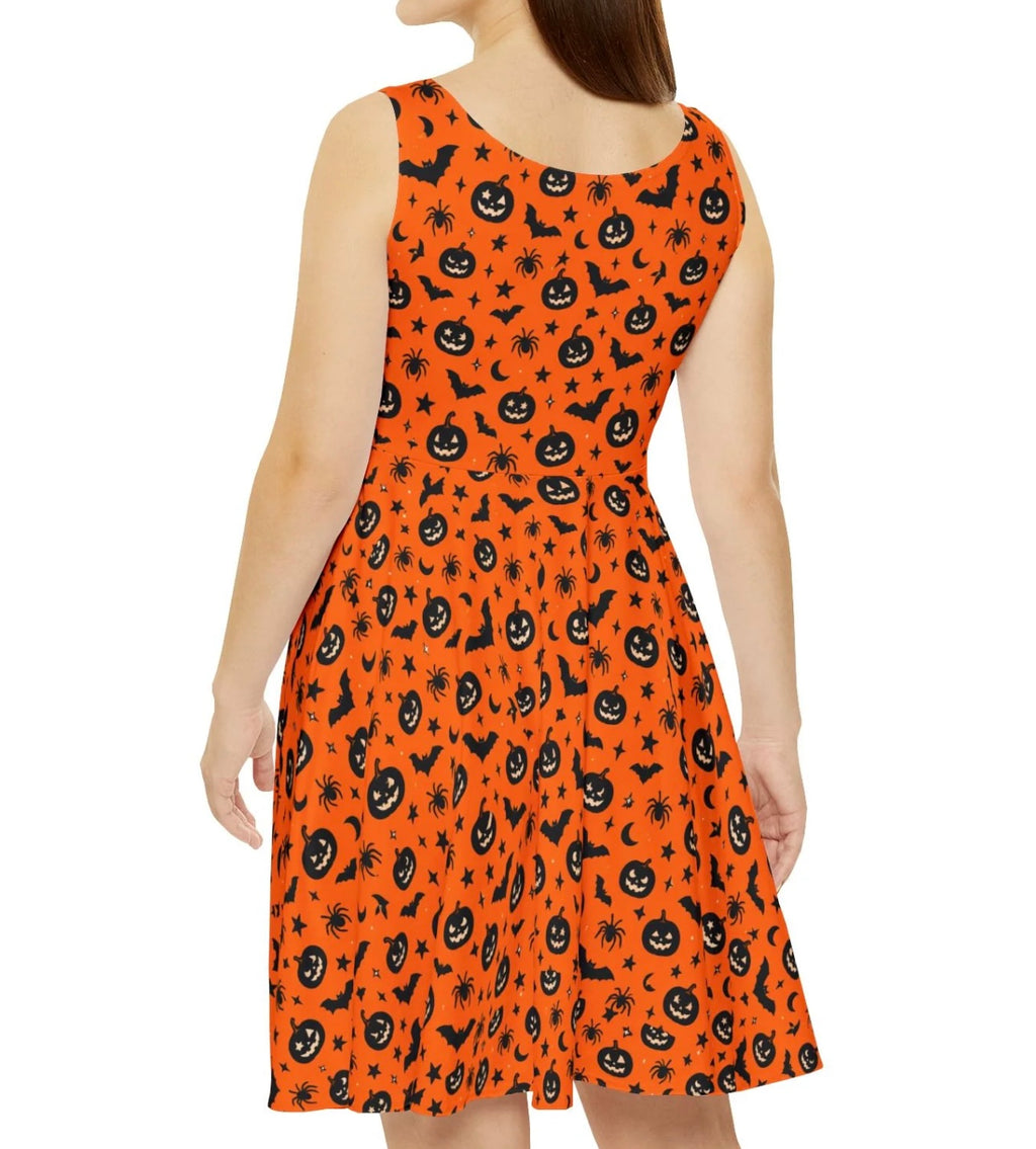 Halloween is Cool Skater Dress — Abstract Pattern