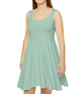 Sage Skater Dress — Solid