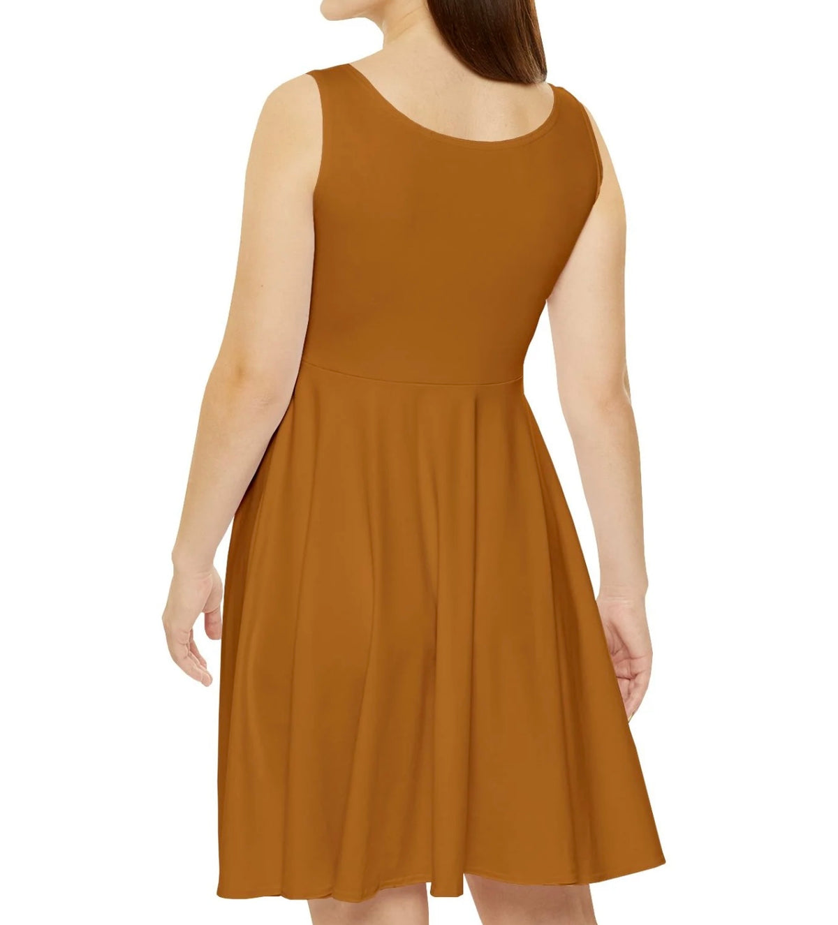 Gingerbread Skater Dress — Solid