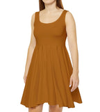 Gingerbread Skater Dress — Solid