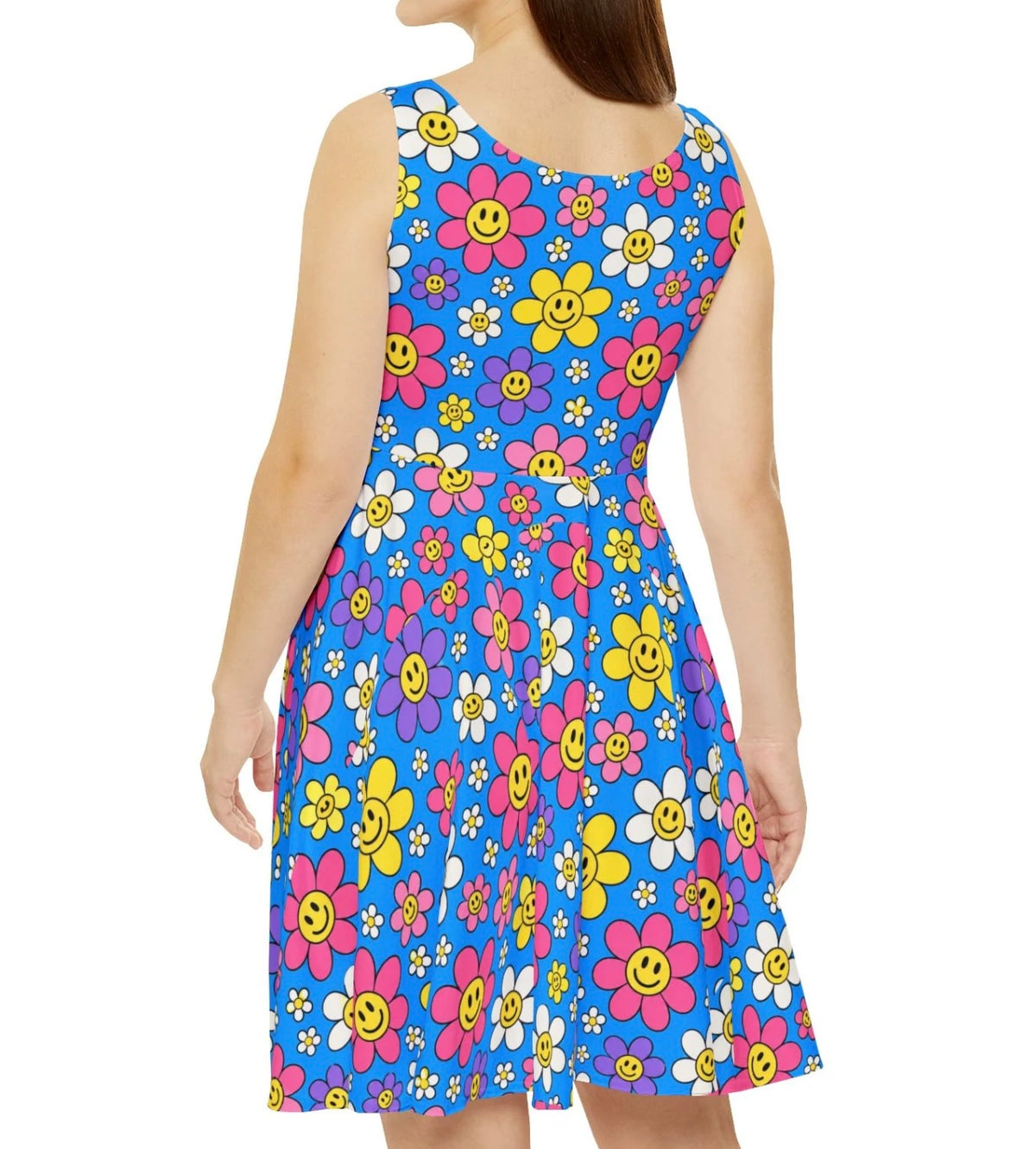 Pockets Full Skater Dress — Summer Garden