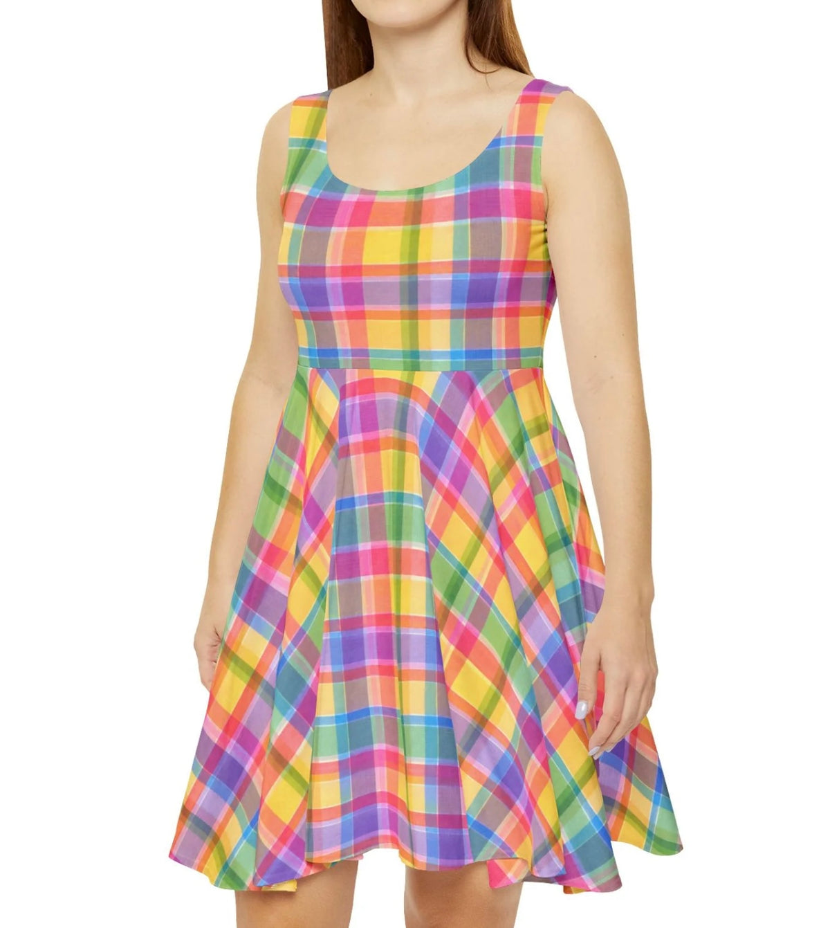 Rainbow Plaid — Abstract Pattern