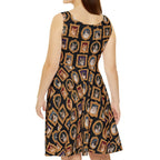 Framed Cat Dress — Animals