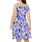 Bluebell Confetti Dress — Abstract Pattern