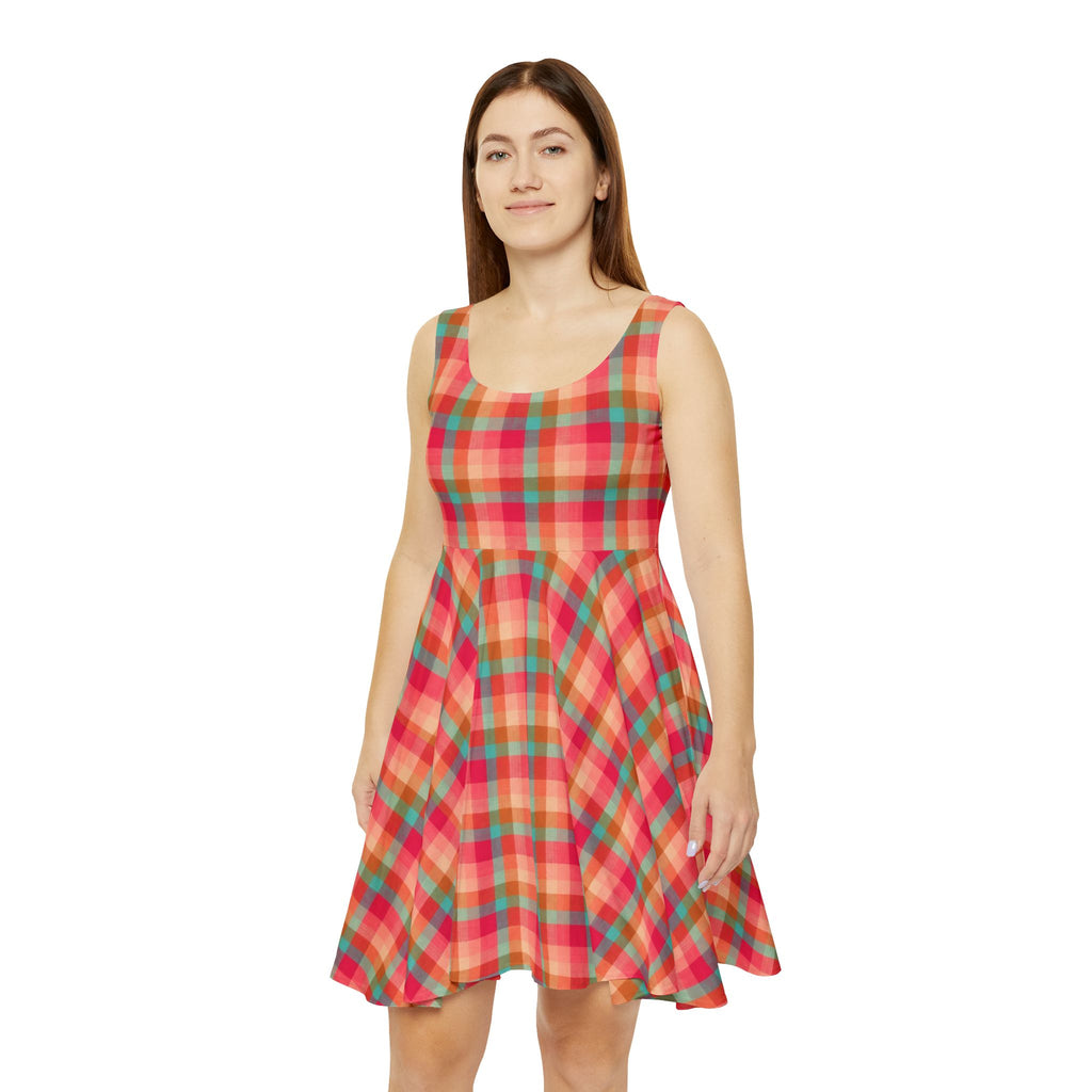 Bright Fall Plaid Dress— Fall SZN