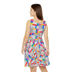 Doodle Block Dress — 90s