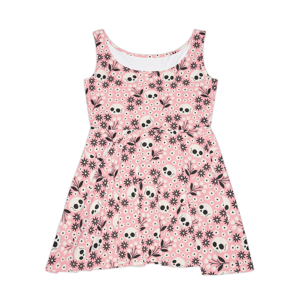 Skull Floral Dress — Spooky
