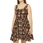 Framed Cat Dress — Animals