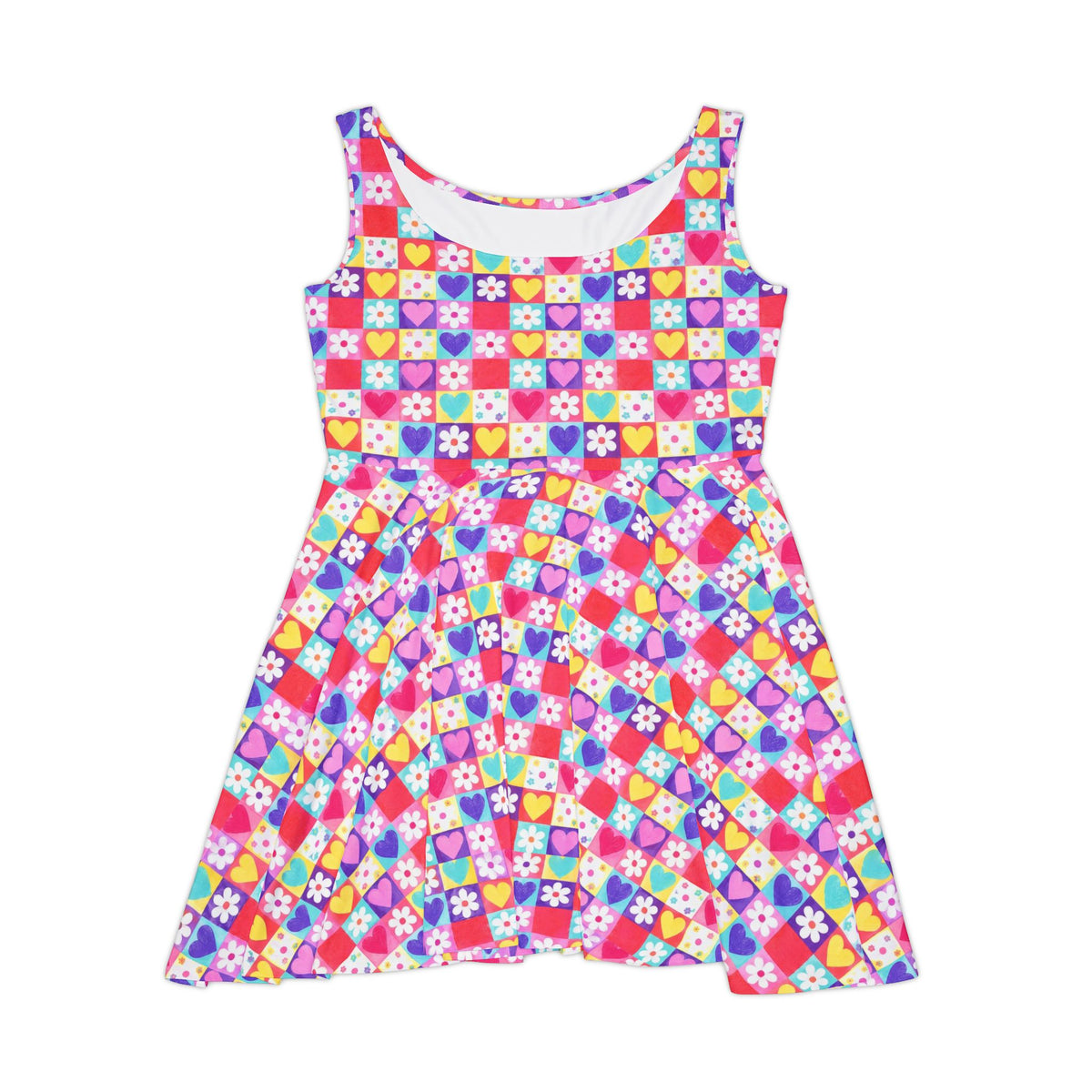 Retro Heart Dress — Summer Garden