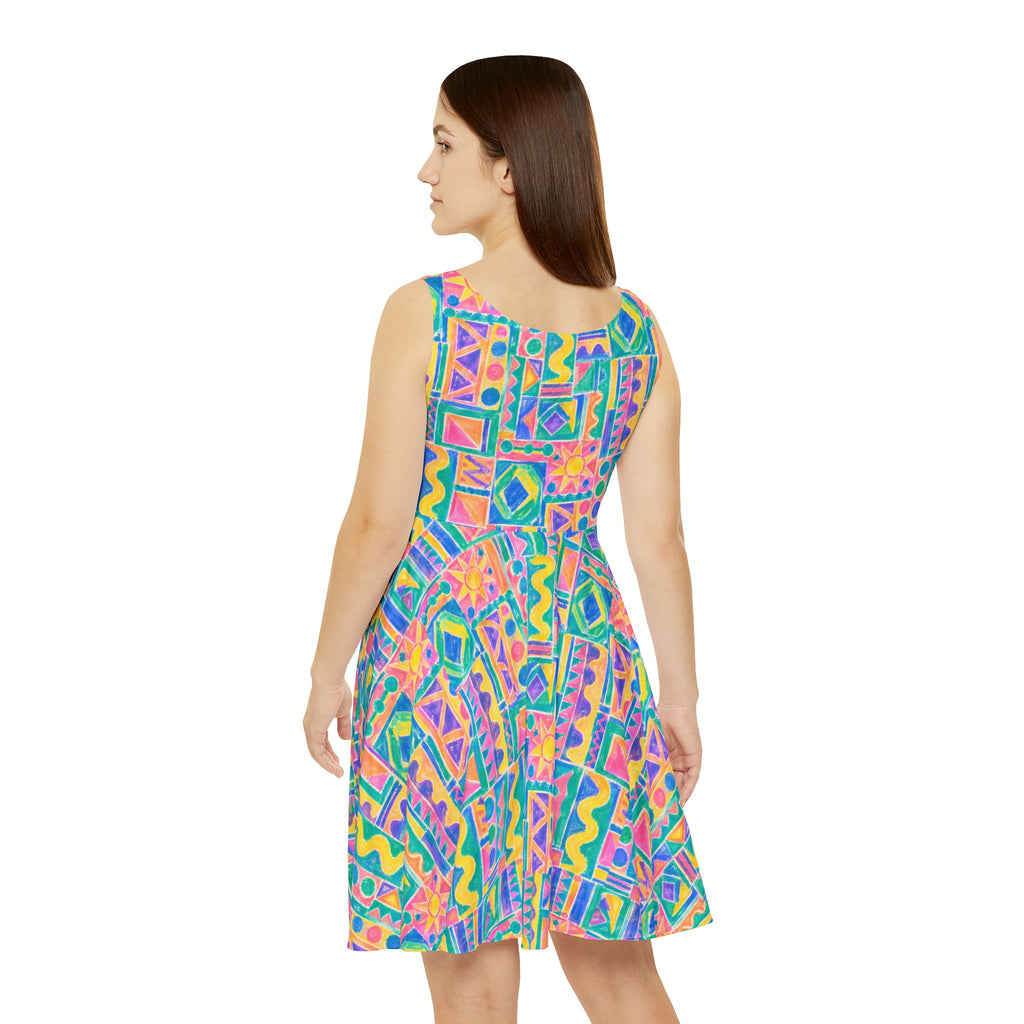 Sidewalk Chalk Dress — 90s