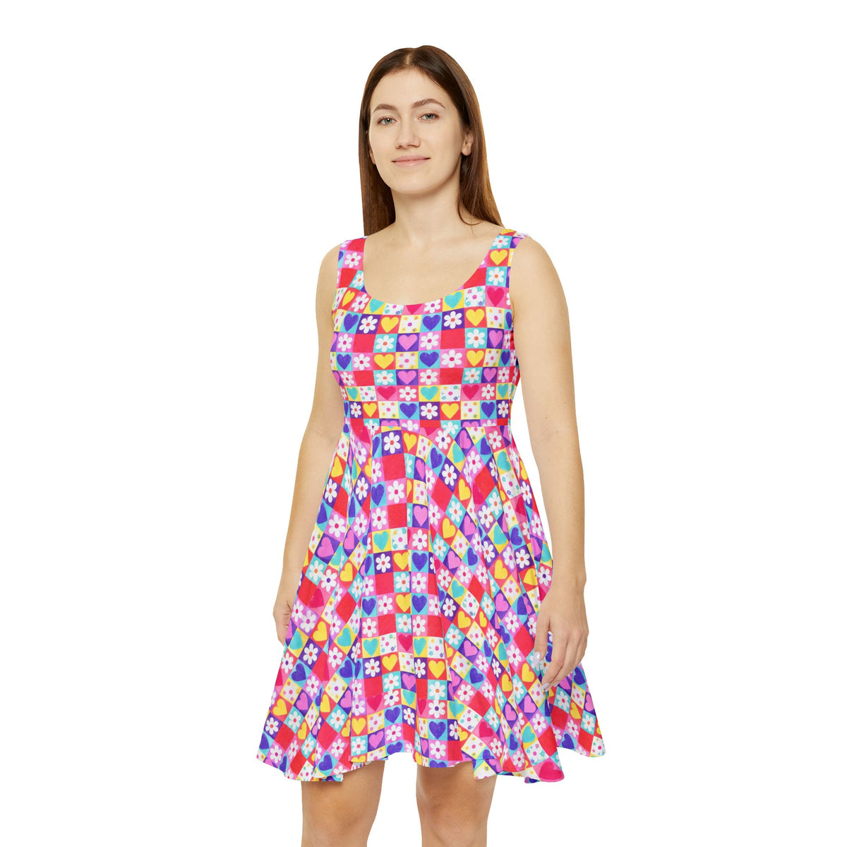 Retro Heart Dress — Summer Garden