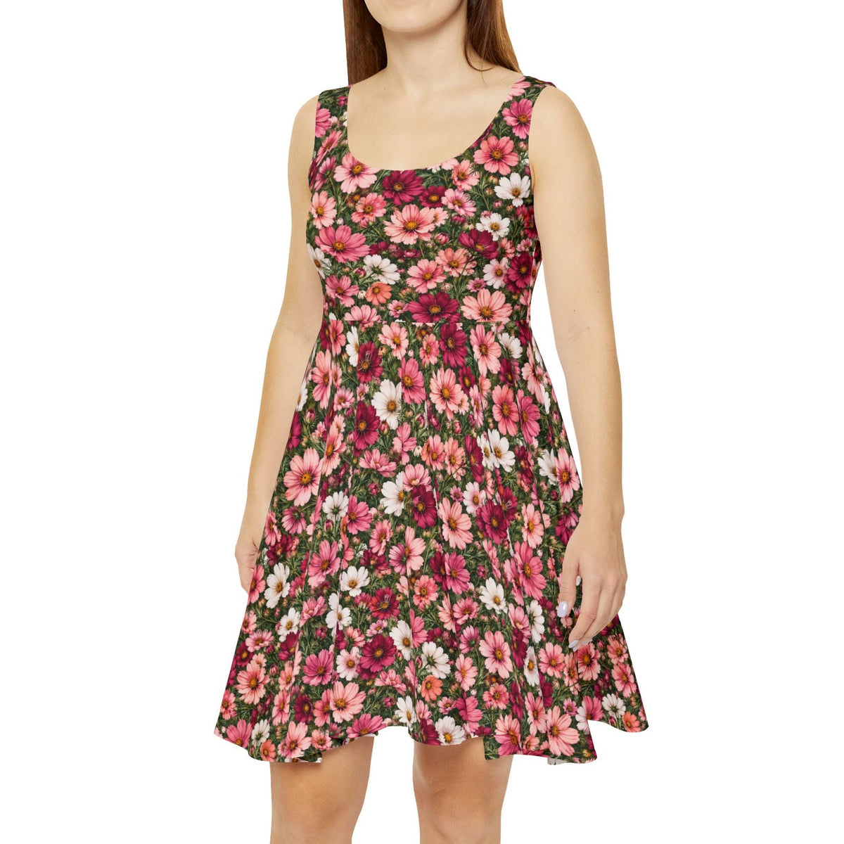 Pink Cosmos Dress — Summer Garden