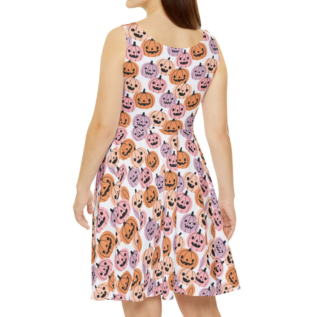 Pumpkin Faces Dress — Spooky